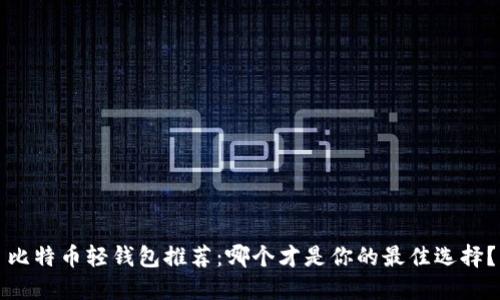 比特币轻钱包推荐：哪个才是你的最佳选择？